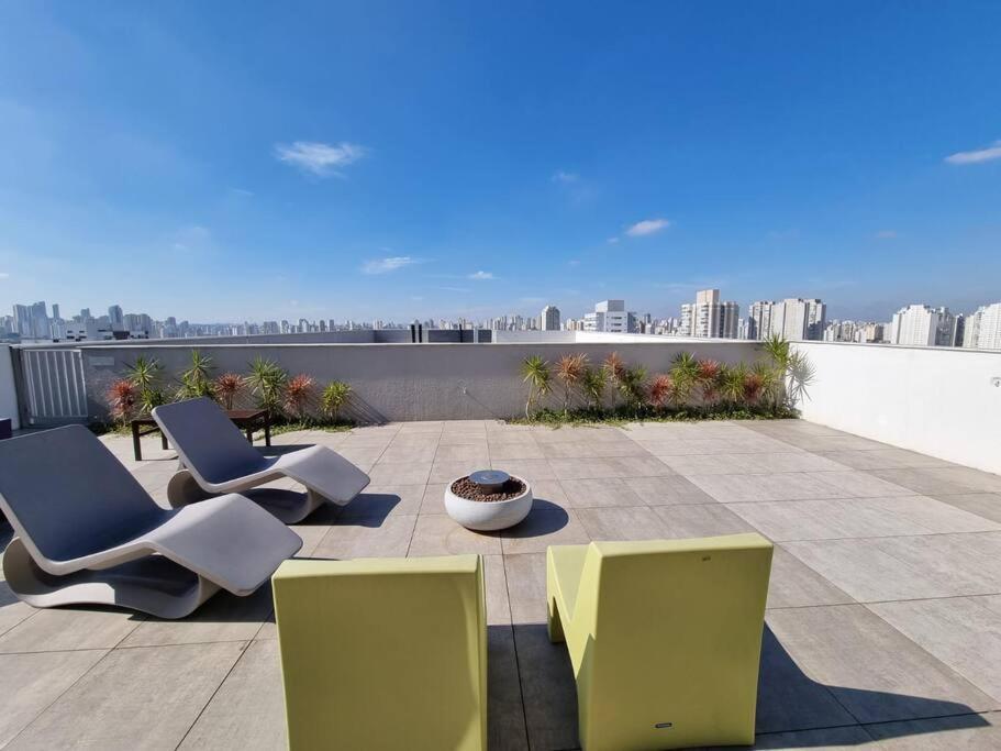 Apartment Ap10 Confortavel Com Wifi, Piscina, Rooftoop E Academia Em Frente Ao Metro *